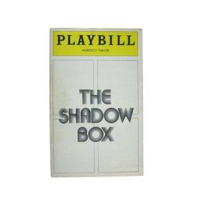 Shadow Box Playbill 1977 Maria Tucci Michael Cristofer Mary Carver Timothy Crowe